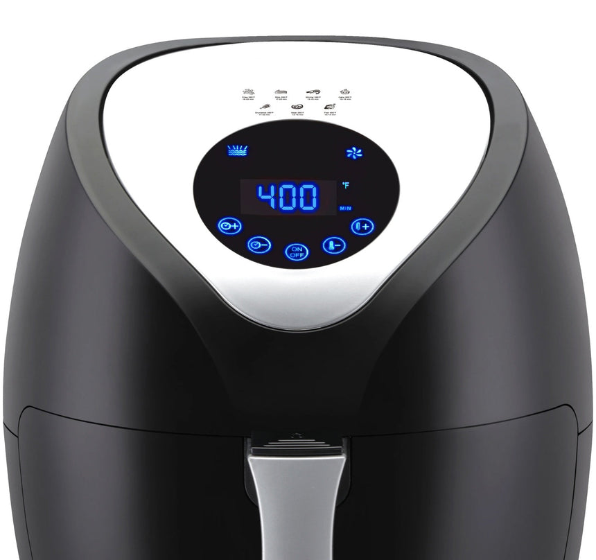 Airfryer deluxe black