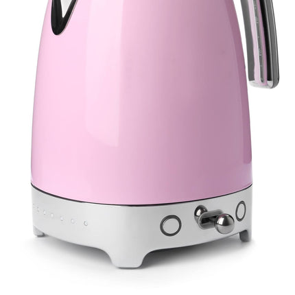 Pink metal kettle