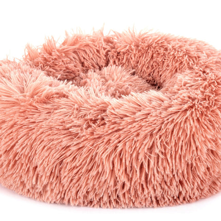 Pink dog bed