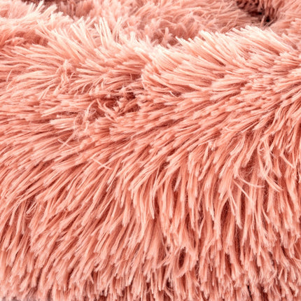 Pink dog bed