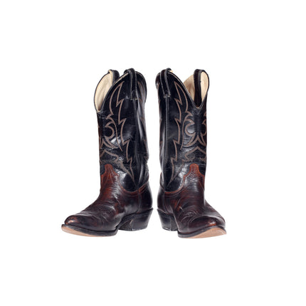 Knee high leather horse boots