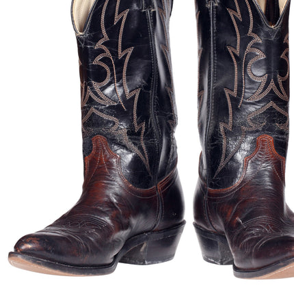 Knee high leather horse boots