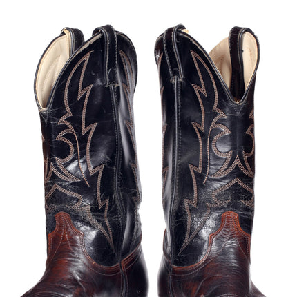 Knee high leather horse boots