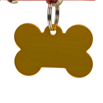Collar with bone tag