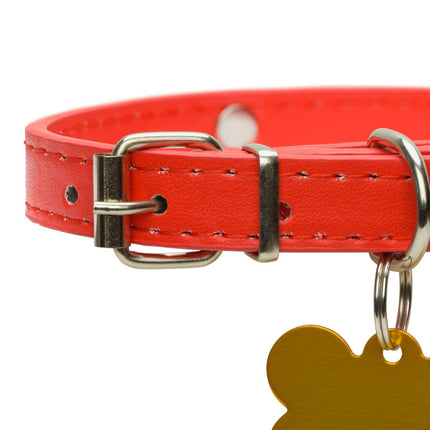 Collar with bone tag