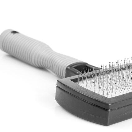 Steel animal hairbrush