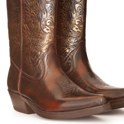 Brown Leather horse boots