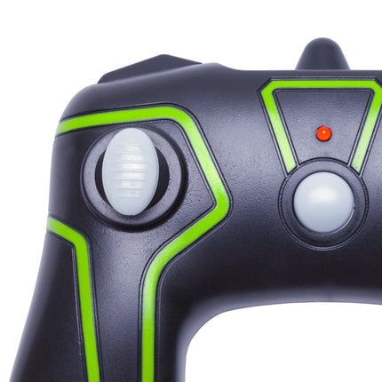 Neon green game controller