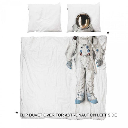 SNURK Astronaut duvet cover White Astro