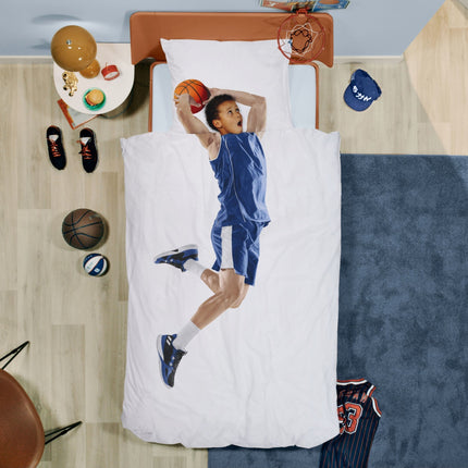 SNURK Basketball Star Blue duvet cover