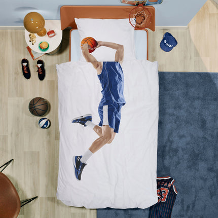 SNURK Basketball Star Blue duvet cover