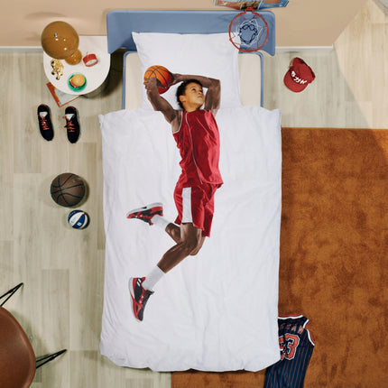 SNURK Basketball Star Red duvet cover
