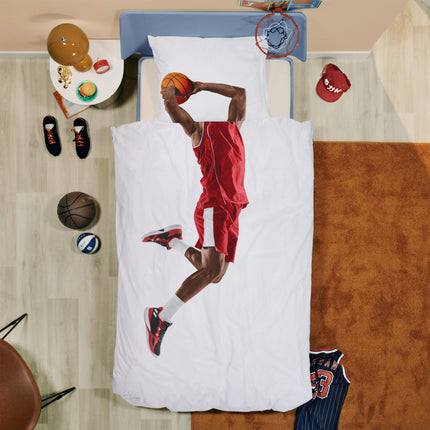 SNURK Basketball Star Red duvet cover