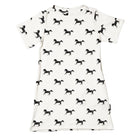 SNURK Black White T-shirt Dress Kids