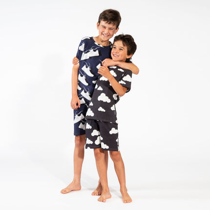 SNURK Cloud 9 Grey Black Shorts Kids
