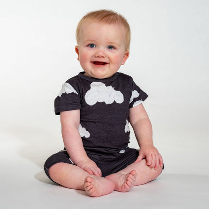 SNURK Cloud 9 Grey Black T-shirt Baby