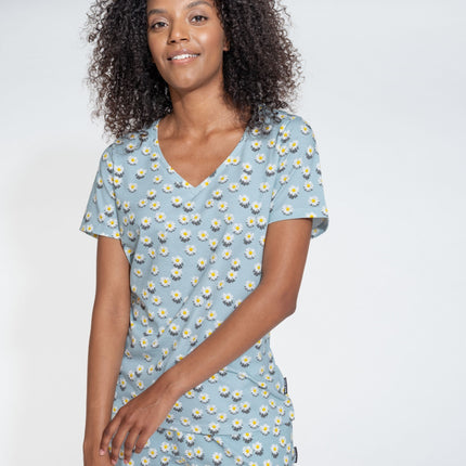 SNURK Daisy Dawn V-hals T-shirt Women