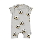 SNURK Fussball Grey Playsuit Babies