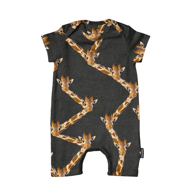 SNURK Giraffe Black Playsuit Babies