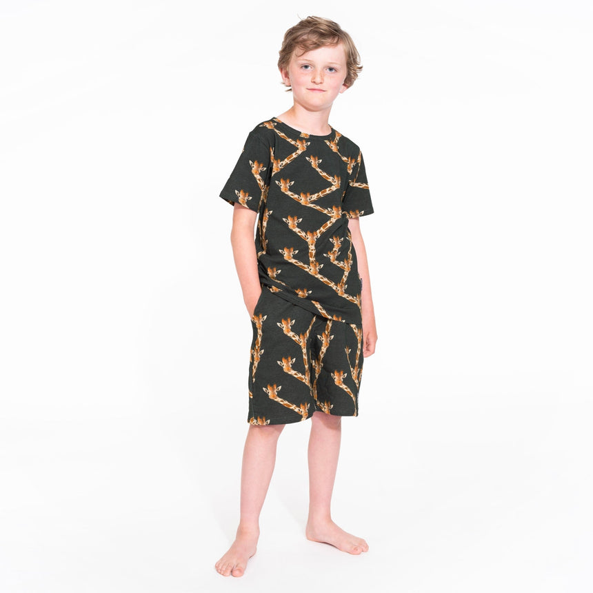 SNURK Giraffe Black Short Kids