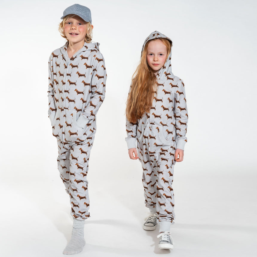 SNURK James Grey Onesie Kids
