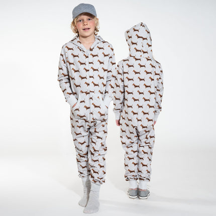 SNURK James Grey Onesie Kids