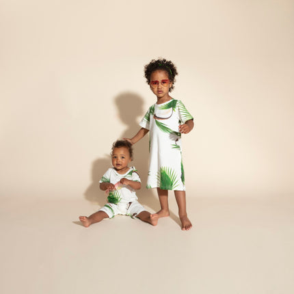 SNURK Kinder T-Shirt Dress Coconuts