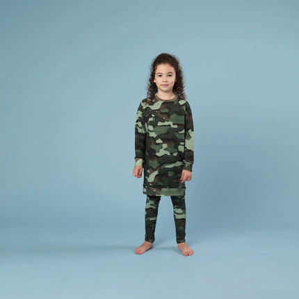 SNURK Paper Jungle Sweater Dress Kids