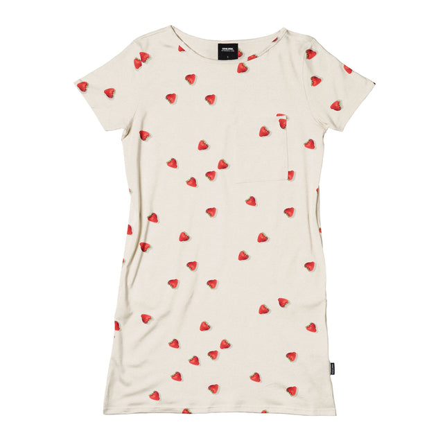 SNURK Strawberries T-shirt Dress Women