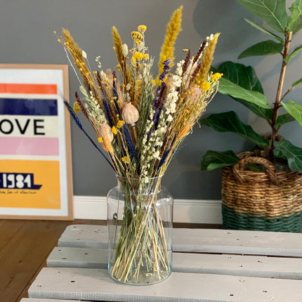 Groot droogbloemen boeket