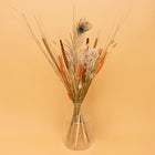 Dried Flowers Bouquet - Orange Peacock