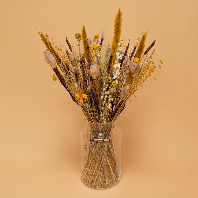 Dried Flowers Bouquet - Natural high XL + Gratis vaas (t.w.v. € 21,95)