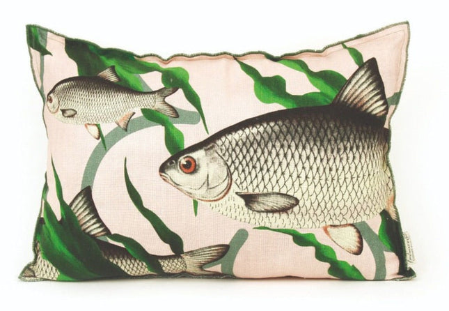 Imbarro Pillow Fishes together - Pink 40x60cm